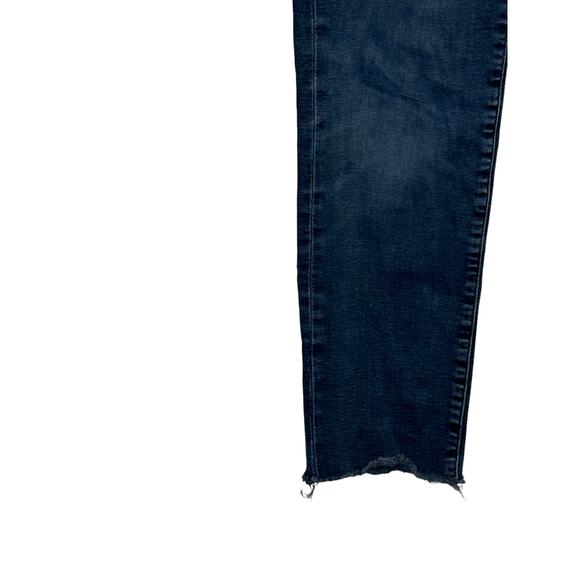 Mavi Alexa Women's‎ Jeans Stretch Mid-Rise Skinny Raw Hem Denim Black Sz. 29/30 - Picture 4 of 11